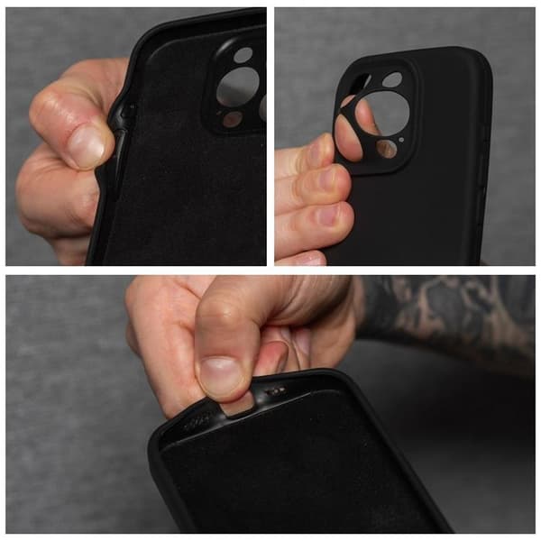 Mobilskal till iPhone 16 Pro Silikon 2mm - Svart