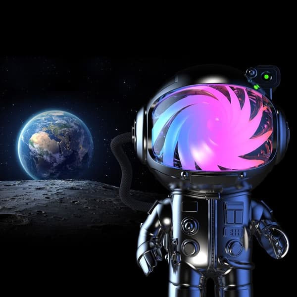 MOB Projektor Stellar Light Space Silver Astronaut