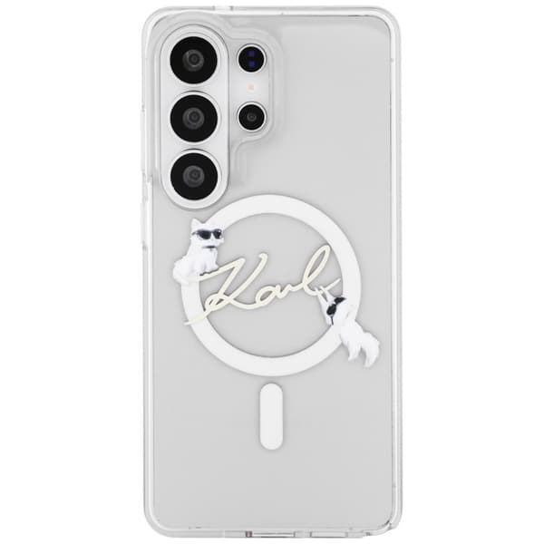 Karl Lagerfeld Mobilskal För Galaxy S26 Ultra MagSafe IML KC Script - Clear