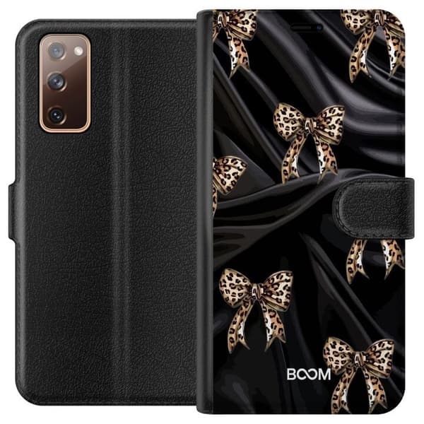 Plånboksfodral till Samsung Galaxy S20 FE med Leopard Bow