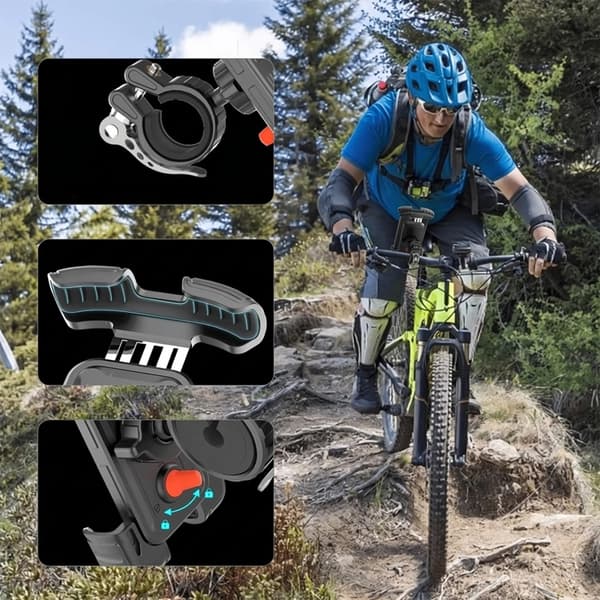Tech-Protect Mobilholder til Cykel Universal V7 - Sort