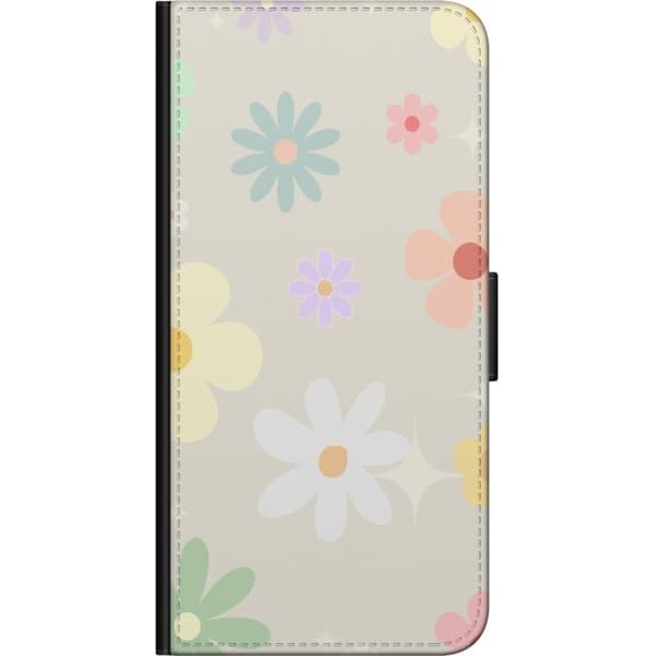OnePlus 8 tegnebogsetui med fejede blomster