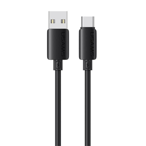 USAMS USB-A til USB-C Kabel 3A 1m Silikone U98 - Sort