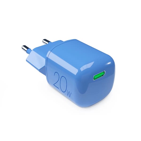 Puro Hurtigoplader 20W GaN USB-C - Blå
