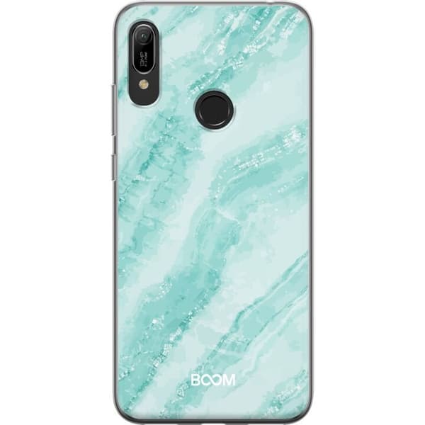 Mobiletui til Huawei Y6 (2019) med Mint Marble