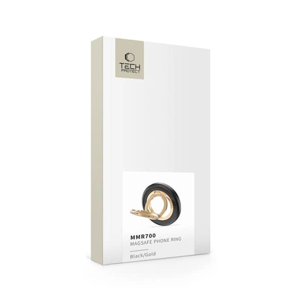 Tech-Protect Ringholder Magsafe MMR700 Lamano Magnetisk - Sort/Guld