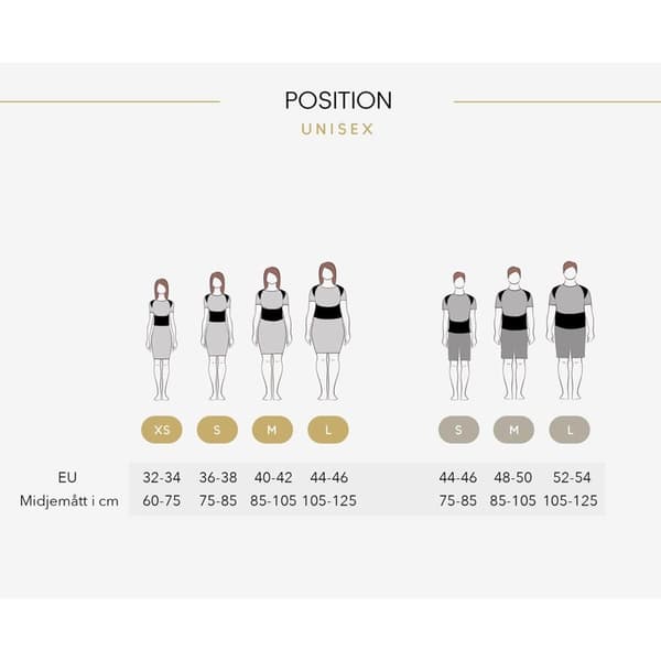 SWEPOSTURE Position Hållningsväst M