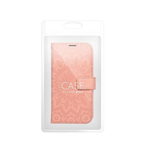 iPhone 16 Pro Plånboksfodral Mezzo Mandala - Peach Fuzz