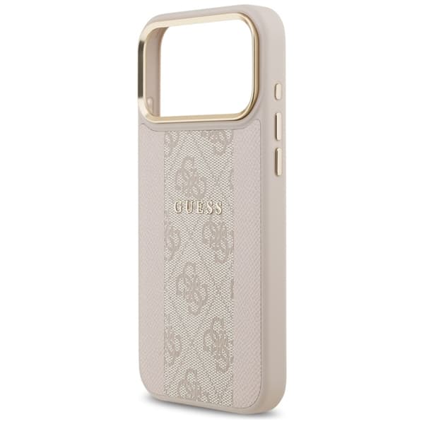 Guess Mobilcover til iPhone 17 Pro Max Magsafe Stripe - Rosa
