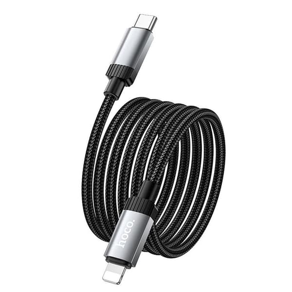 HOCO USB-C–Lightning 27W -kaapeli 1m X117 - Musta
