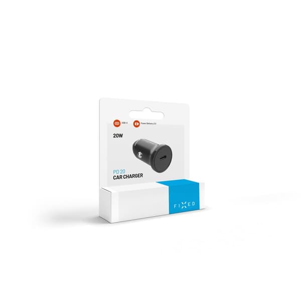 FIXED Snabb Billaddare USB-C 20W PD Svart