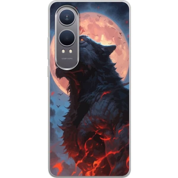 Telefontaske til OnePlus Nord CE4 Lite med Howling Wolf