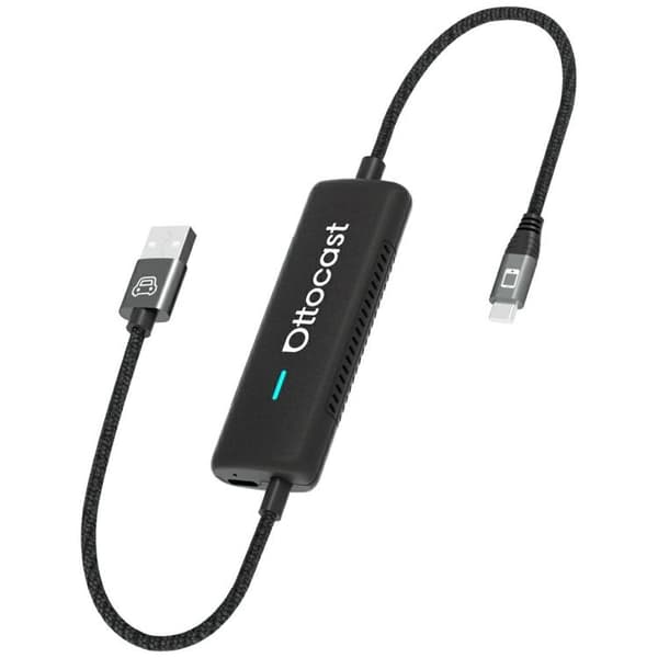 Ottocast Mirror Touch CarPlay Biladapter CA450-T - Sort