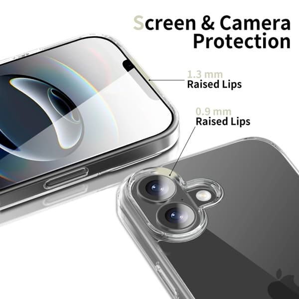 Tech-Protect Telefontaske til iPhone 17 Flexair Hybrid - Klar