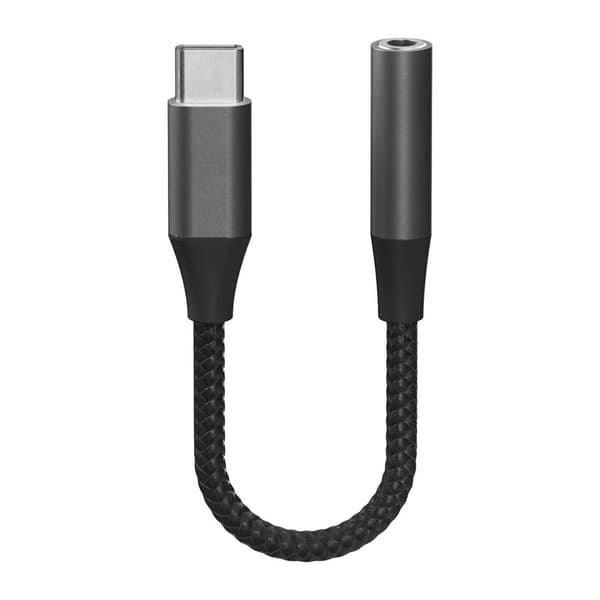 X2O Longlife USB-C lydadapter USB-C/3,5 mm 0,1 m sort