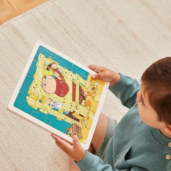 ALFONS Palapeli 16 osaa Puinen palapeli Rakennuslelu