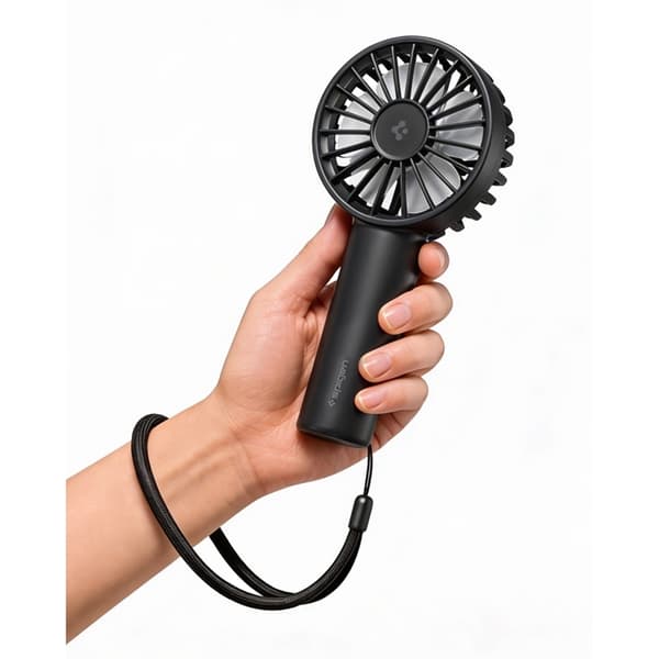 Spigen Mini Håndventilator Bærbar A905 1800 mAh - Sort