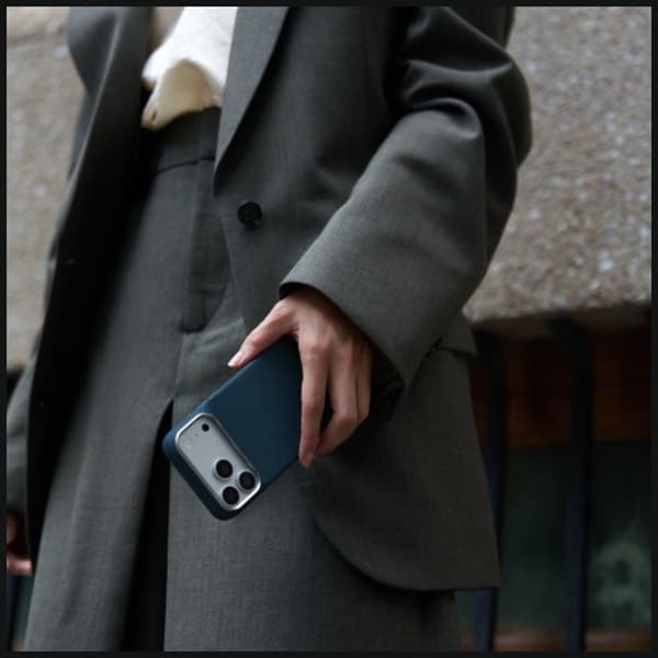 PITAKA-puhelinkotelo iPhone 18 Pro/17 Pro Magsafe Edge Argyle -puhelimelle