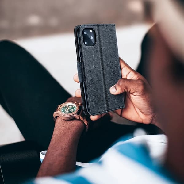 Xiaomi Redmi Note 14 5G Plånboksfodral Fancy - Svart