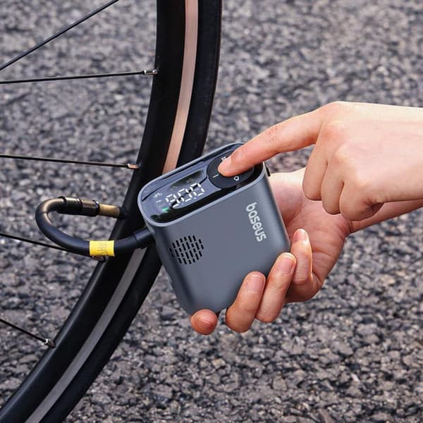 Baseus Elcykelpumpe med Display PrimeTrip Serien - Sort