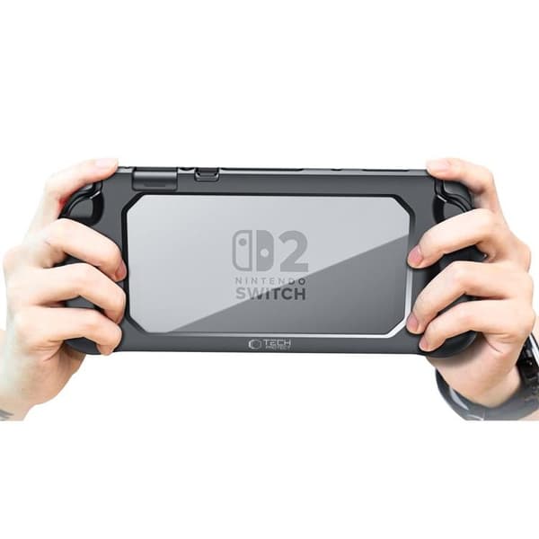 Tech-Protect Nintendo Switch 2 -kuori Magmat - Musta/Kirkas