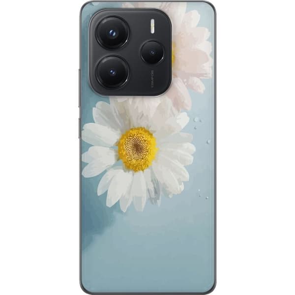 Telefontaske til Xiaomi Redmi Note 14 5G med sommerblomster