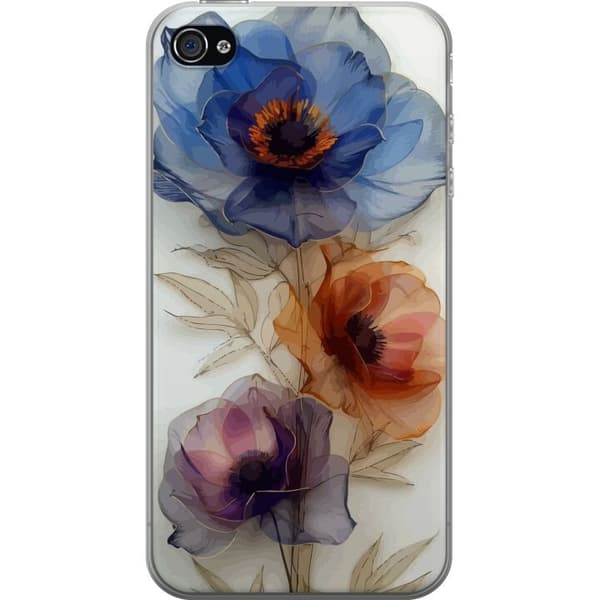 Mobilskal till Apple iPhone 4 med Silkesblommor
