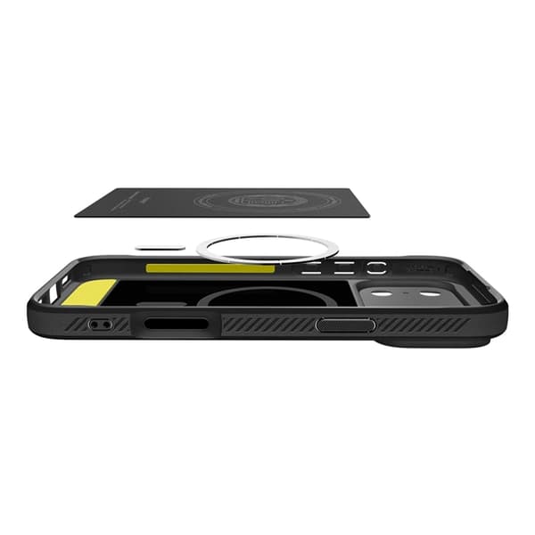 Spigen telefontaske til iPhone 17 Pro Magsafe Rugged Armor - Mat Sort