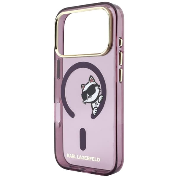 Karl Lagerfeld Mobilskal För iPhone 18 Pro Max/17 Pro Max Magsafe Peekaboo Logo