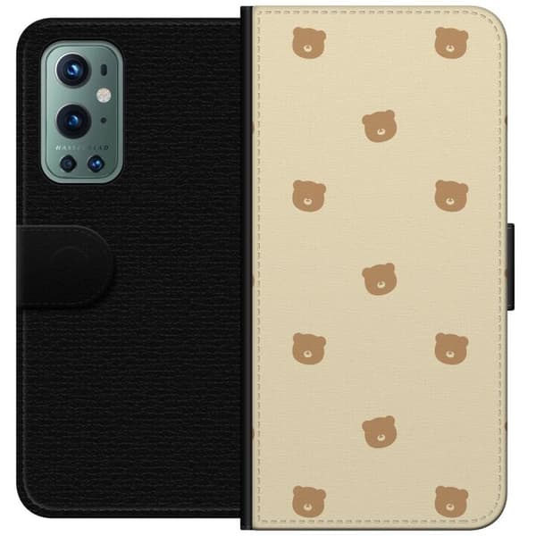 Plånboksfodral till OnePlus 9 Pro med Björnmönster