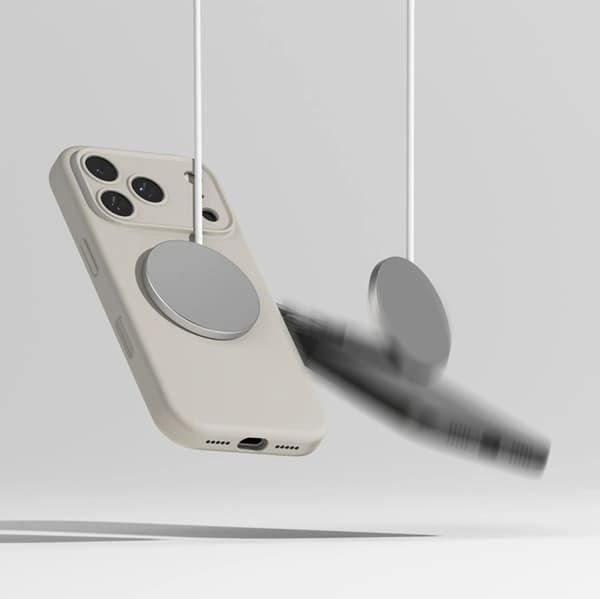Tech-Protect telefontaske til iPhone 17 Pro Magsafe magnetisk silikone - sten