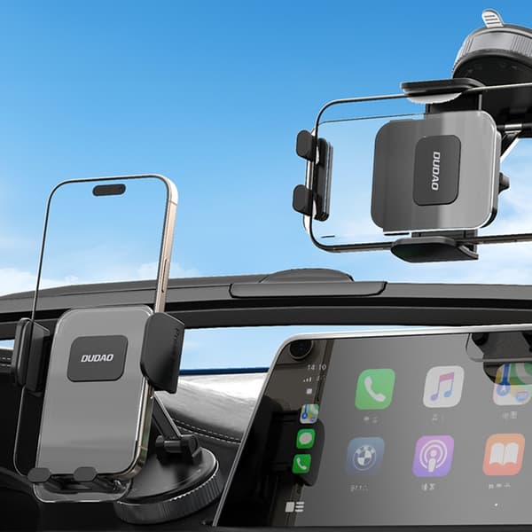 Dudao Bilholder til Dashboard F24PLUS - Sort