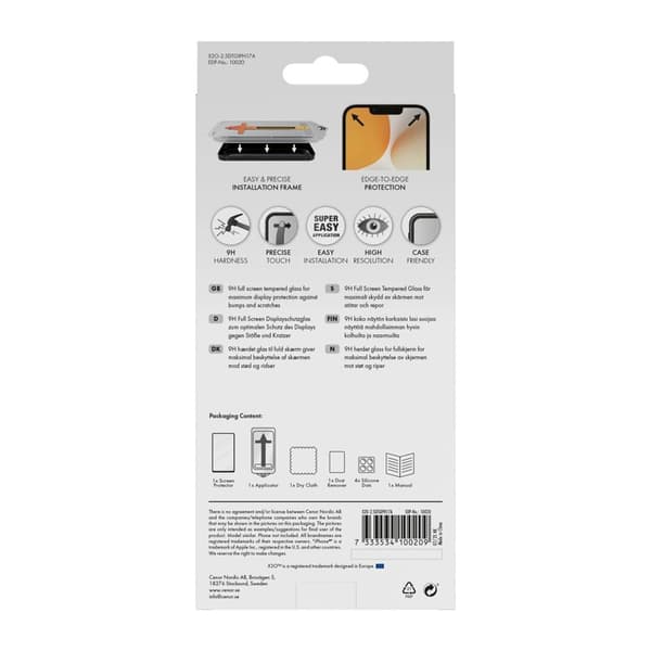 X2O Full Screen -suojalasi Apple iPhone Airille