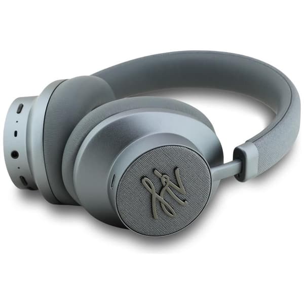 Karl Lagerfeld Over-Ear Hovedtelefoner Bluetooth ANC Grained Initials - Grå