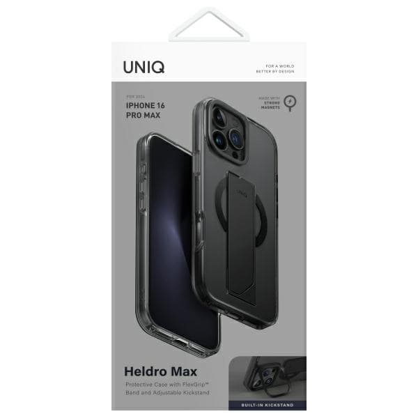 UNIQ telefontaske til iPhone 16 Pro Max MagSafe Heldro Max røghus
