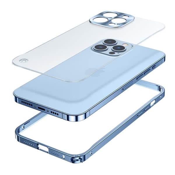 iPhone 14 Pro Max Skal Metall Slim - Lila