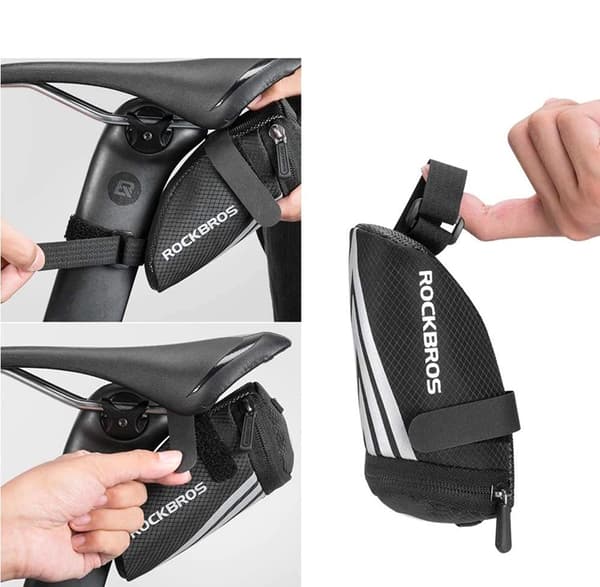 Rockbros Cykeltaske Under Sadel C28 - Sort