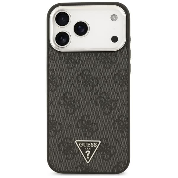 Guess Mobilskal till iPhone 17 Pro Max MagSafe 4G Triangle Logo - Silver