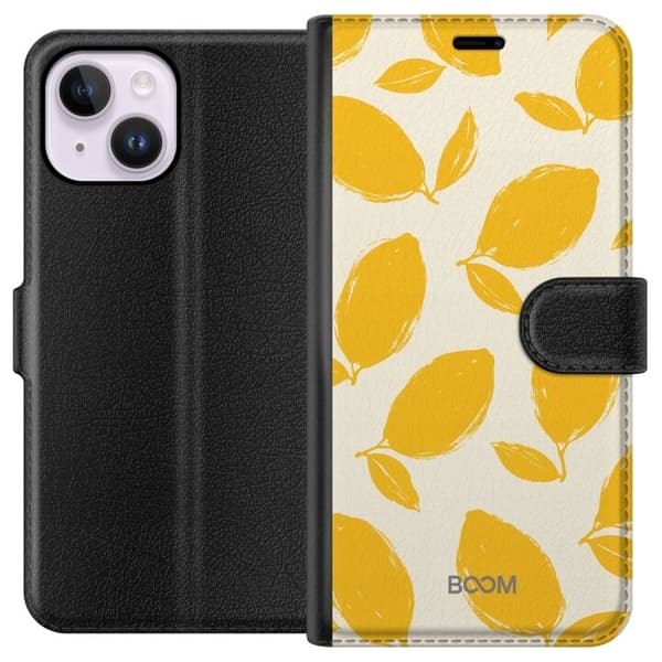 Plånboksfodral till Apple iPhone 15 Plus med Lemon Breeze