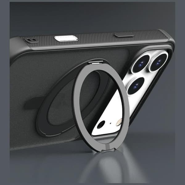 Araree Telefontaske til iPhone 17 Pro Max MagSafe Duple M Stand - Sort