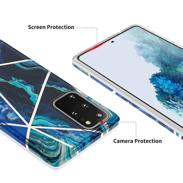 BOOM - Grid skal Galaxy S20 Plus - Green Marmor