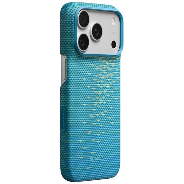 PITAKA Mobilskal För iPhone 18 Pro Max/17 Pro Max Magsafe Edge - Lucid Blå