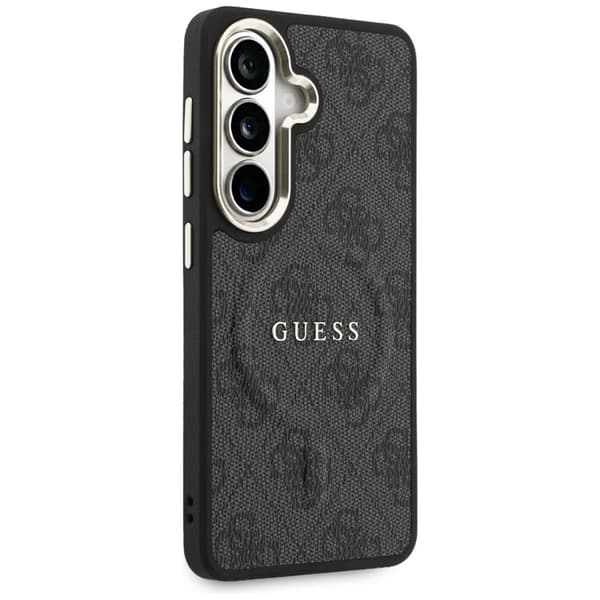 Guess Mobilcover Til Galaxy S26 MagSafe 4G Embossed Ring - Sort