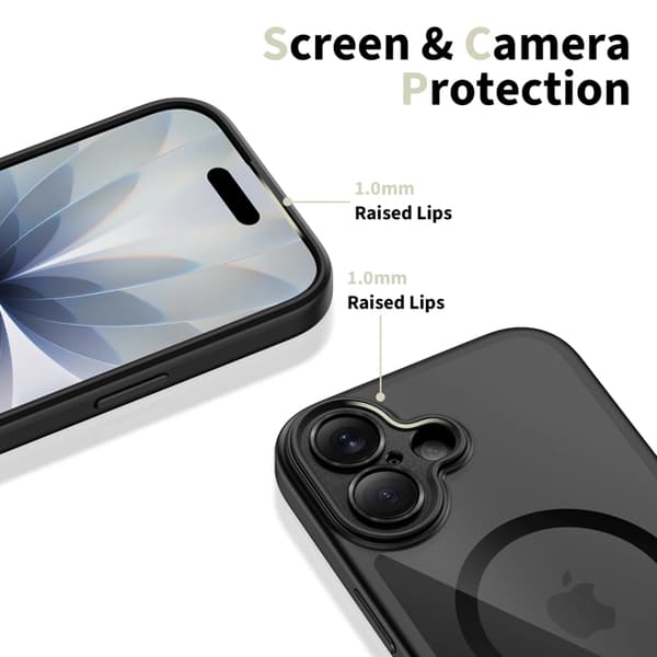 Tech-Protect Telefontaske til iPhone 17 Magsafe Peak - Sort/Klar