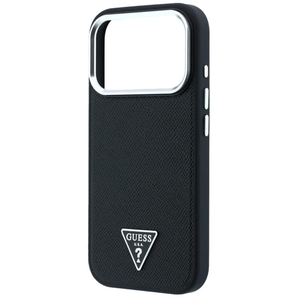 Guess Mobilskal till iPhone 18 Pro Max/17 Pro Max Magsafe Grained Triangle Logo
