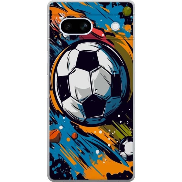 Mobilskal till Google Pixel 7a med Fotbollar