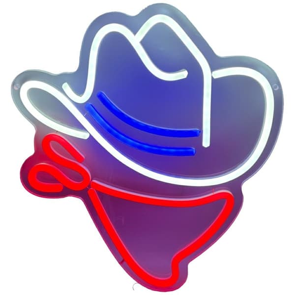 Beline Neon Light Cowboy - Vit/Röd