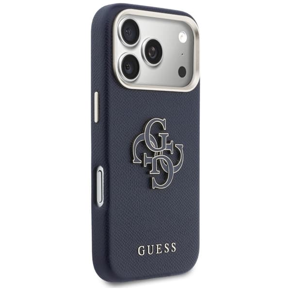 Guess Mobilskal iPhone 17 Pro FW Resin Logo - Blå