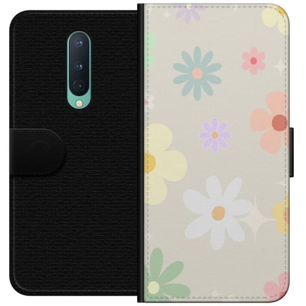 OnePlus 8 tegnebogsetui med fejede blomster