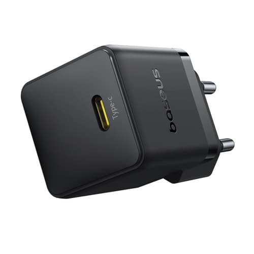 Baseus Hurtigoplader USB-C 20W Mini USB-C Kabel 60W 1m - Sort